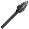 Drill America 5/8"x1" Tree Pointed End Carbide Burr 1/4 Shank DULSG6